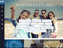 Tablet Screenshot of growingleader.com